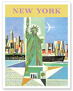 New York - Statue of Liberty - c. 1960 - Fine Art Prints & Posters