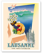 Lausanne, Suisse - French Switzerland - Lausanne Cathedral - Lake Geneva - Fine Art Prints & Posters