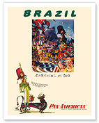 Brazil - Carnival in Rio - Pan American World Airways - Fine Art Prints & Posters