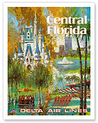 Central Florida - Orlando - Walt Disney World Resort - Delta Air Lines - Fine Art Prints & Posters