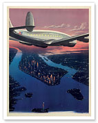 Manhattan, New York USA - c. 1950's - Fine Art Prints & Posters