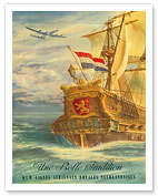 Une Belle Tradition (A Beautiful Tradition) - KLM Airlines - Fine Art Prints & Posters