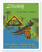 Suriname (Surinam) South America - An Explorer’s Paradise - c. 1955 - Fine Art Prints & Posters