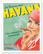 Havana, Cuba with Rosanna - Martinair Stewardess Series - Fine Art Prints & Posters