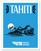 Tahiti - UTA (Union des Transports Aériens) - French Airlines - Fine Art Prints & Posters