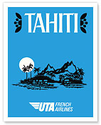 Tahiti - UTA (Union des Transports Aériens) - French Airlines - Fine Art Prints & Posters