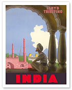 India - Lloyd Triestino Italian Shipping Company - Fine Art Prints & Posters