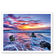Dreaming of Hawaii, Sunset on Maui, Hawaii - Giclée Art Prints & Posters