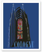 Cologne Germany - High Cathedral of Saint Peter - c.1956 - Fine Art Prints & Posters
