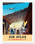 Casablanca, Morocco - Air Atlas - Fine Art Prints & Posters