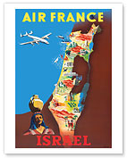 Israel Aviation - Tel-Aviv Jerusalem - Lockheed Constellation - Fine Art Prints & Posters