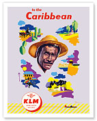 KLM to the Caribbean - KLM Royal Dutch Airlines - Fine Art Prints & Posters