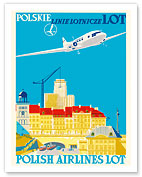 Polish Airlines LOT (Polskie Linie Lotnicze) - Fine Art Prints & Posters