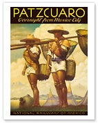 Patzcuaro, Mexico - National Railways of Mexico - Overnight from Mexico City - Fine Art Prints & Posters