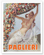 Paglieri - Dai Fiori Le Ciprie i Profumi (From the Flowers come the Powders and Scents of Paglieri) - Naked Woman - Fine Art Prints & Posters