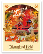 Seaports of the Pacific - Disneyland Hotel - Anaheim, California - Fine Art Prints & Posters