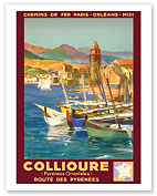 Collioure, France - Pyrénées Orientales (Eastern Pyrenees) - Giclée Art Prints & Posters