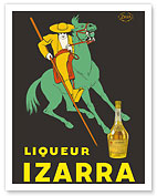 Liqueur Izarra - Bayonne, Basque Country, France - Joute Équestre (Jousting) - Fine Art Prints & Posters