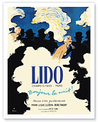 Lido Cabaret - Champs-Élysées Paris, France - Bonjour la Nuit! (Hello Night!) - Fine Art Prints & Posters