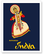 India - Kathakali Indian Dancer - Fine Art Prints & Posters