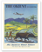 The Orient by Clipper - Pan American World Airways - Fine Art Prints & Posters