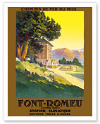 Font-Romeu - Odeillo - Chemins de fer du Midi (French Railway Company) - Giclée Art Prints & Posters