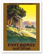 Font-Romeu - Odeillo - Chemins de fer du Midi (French Railway Company) - Fine Art Prints & Posters