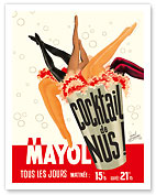 Cocktail de Nus! (Cocktail of Nudes!) - Concert Mayol Cabaret - Paris, France - Fine Art Prints & Posters
