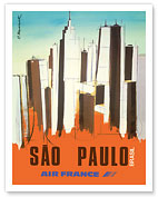 São Paulo Skyscrapers - Brazil (Brasil) - Fine Art Prints & Posters