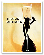 L'Instant Taittinger (The Taittinger Moment) - Champagne Advertisement - Grace Kelly - Fine Art Prints & Posters