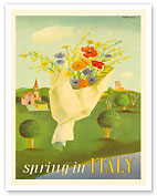 Spring in Italy - c. 1950's - Fine Art Prints & Posters