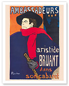 Ambassadeurs: Aristide Bruant dans son Cabaret (Ambassadors in his Cabaret) - Art Nouveau - Fine Art Prints & Posters