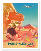 Paris - Mexico Direct - Mayan Ruins - Fine Art Prints & Posters