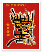 Mexico - Abstract Mayan Art - Fine Art Prints & Posters
