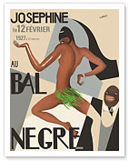 Josephine Baker - Au Bal Negre (The Black Ball) - le 12 Février 1927 (February 12, 1927) - Giclée Art Prints & Posters
