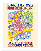 Nice - Thermal - Berthemont-les-Bains, France - Health Beauty Hot Springs Spa - Fine Art Prints & Posters
