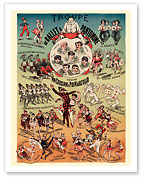 Ballet and Pantomime Troupe - Directed by M.M. Crociani and Pio Marzollo - Fine Art Prints & Posters