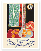 Nice, France - Travail et Joie (Work and Joy) - Nature Morte aux Grenades (Still Life with Pomegranates) - Giclée Art Prints & Posters