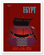 Egypt - Gift of the Nile - Ancient Egyptian Solar Boat - Fine Art Prints & Posters