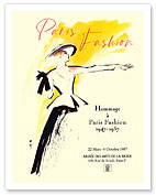 Paris Fashion 1947-1957 exhibit - Musée des Arts de la Mode in Paris - Giclée Art Prints & Posters