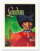 London, England - Royal Queen's Guard - c. 1950's - Fine Art Prints & Posters