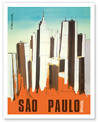 São Paulo - Brasil (Brazil) - Skyline - Fine Art Prints & Posters