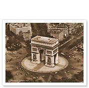 Paris, France - Arc de Triomphe de l'Étoile, 1953 - Fine Art Prints & Posters