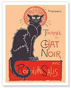 The Black Cat Cabaret Tour (Tournée du Chat Noir) - with Rodolphe Salis - c. 1890's - Fine Art Prints & Posters
