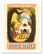 South Africa - Discover the Cape - South African Vineyard and Winery - Cape Town - Fine Art Prints & Posters