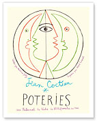Poteries - Pottery Exhibition at the Tribunal de Pêche de Villefranche sur Mer - Giclée Art Prints & Posters