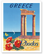 Greece - Rhodos - Monte Smith - Temple of Apollo (Acropolis of Rhodes) - Fine Art Prints & Posters