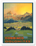 Dobbiaco Toblach, Italy - Entrance to the Paradise of the Dolomites - Fine Art Prints & Posters