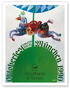 Octoberfest 1990 - Munich, Germany - Fly Lufthansa to Munich - Fine Art Prints & Posters