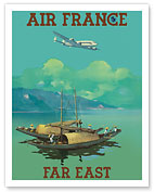Far East - Asian fishing boats - Fine Art Prints & Posters